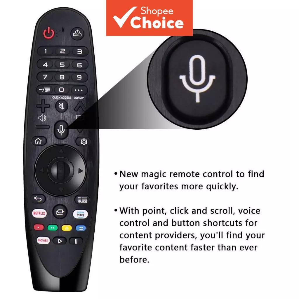  Controle Remoto de Voz Mágico para LG OLED QNED NanoCell Smart TV WebOS, Substituição do Controle Remoto Mágico,