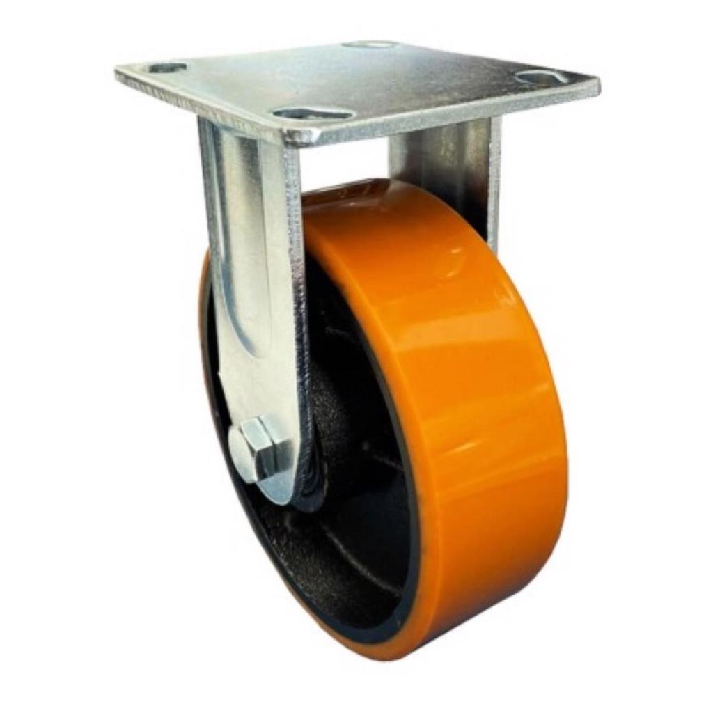 Rodízio Fixo 6 Pol 150mm Poliuretano 480kg Uso Industrial JST