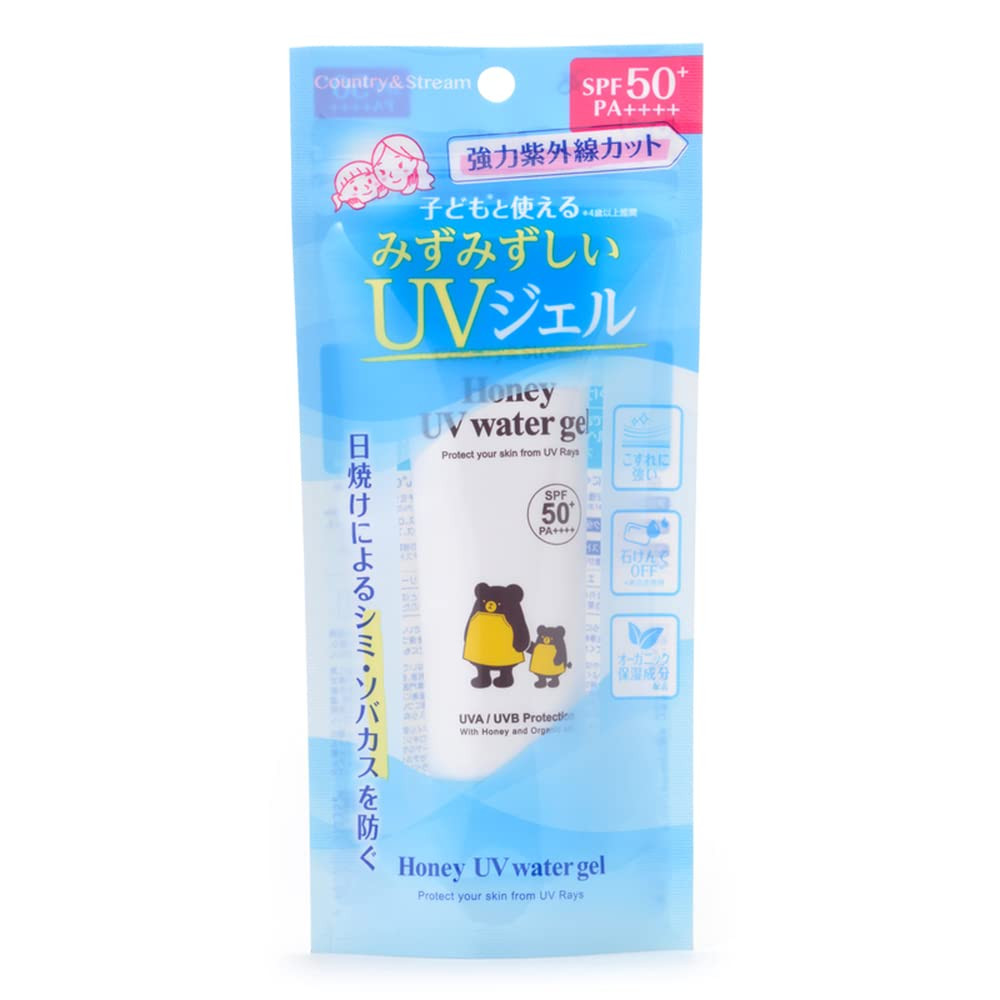 Country & Stream Gel Hidratante UV 50+ II 45g, recomendado para crianças a partir de 4 anos, gel com forte proteção UV 