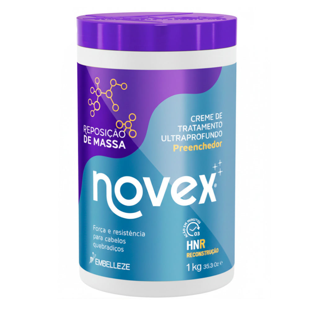 Creme de Tratamento Ultraprofundo Preenchedor Novex Reposição de Massa 1Kg em Oferta na Shopee