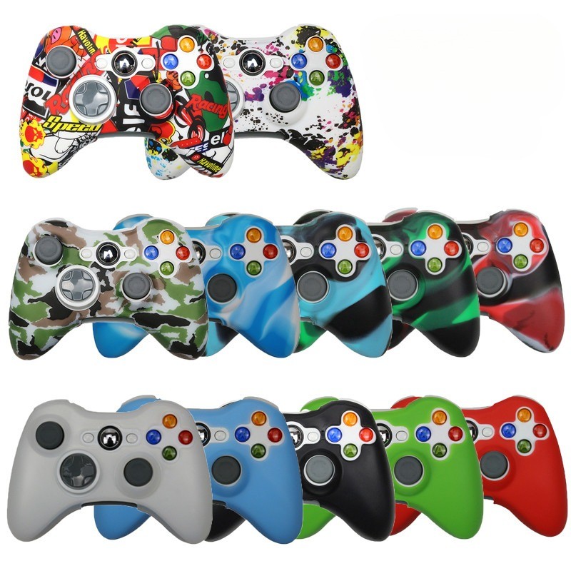 Capa de Silicone Macio para Controlador XBox 360 Protetor de Gamepad Acessórios EXYR em Oferta na Shopee