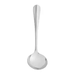 Concha para Molho Lyor Positano Aço Inox 17cm Utensílio Cozinha Servir Sopa Caldo Cozinhar Casa Elegante Sofisticado Top