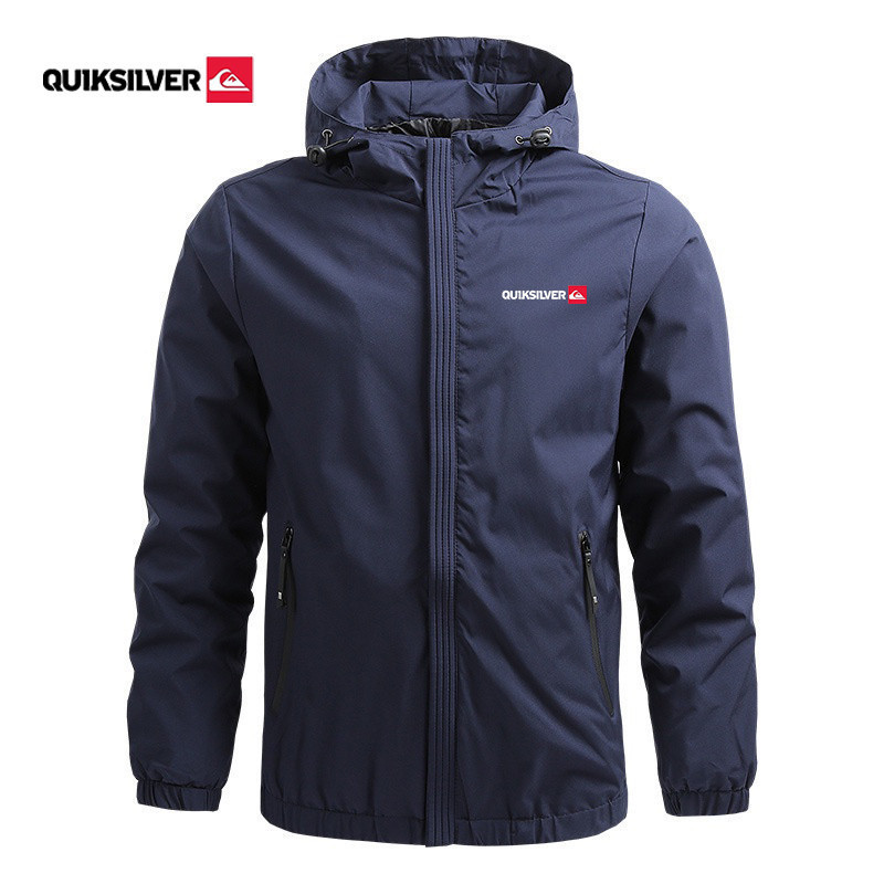 Jaqueta Quiksilver Masculina Ao Ar Livre Impermeável/À Prova De Vento