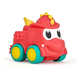 Carrinho Bombeiro Infantil Vinil Macio Dino Baby Soft Cars Mordedor Com Rodinhas Livres - Puff Toys em Oferta na Shopee