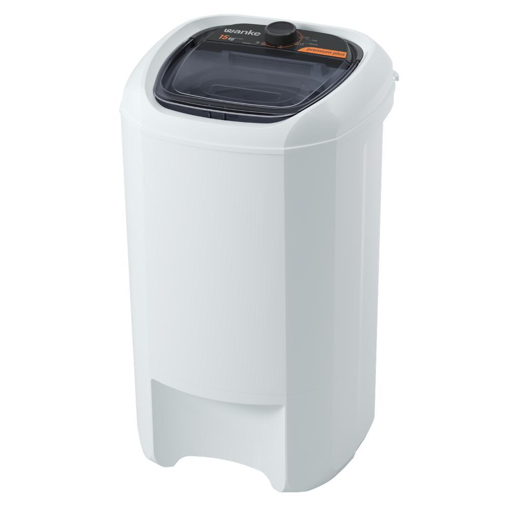 Centrífuga de Roupas Wanke Premium Plus 15kg Branca 3 Programas Timer Alta Capacidade Classe A 127V