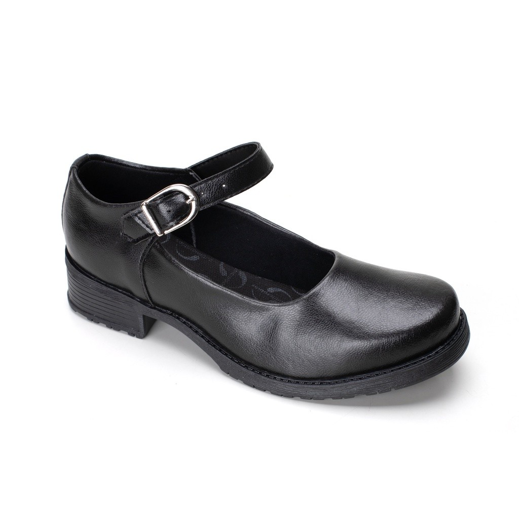Sapato feminino Mary Jane Salto Baixo boneca com Fivela Ajustável gótico casual escolar — imagem 2 de 2