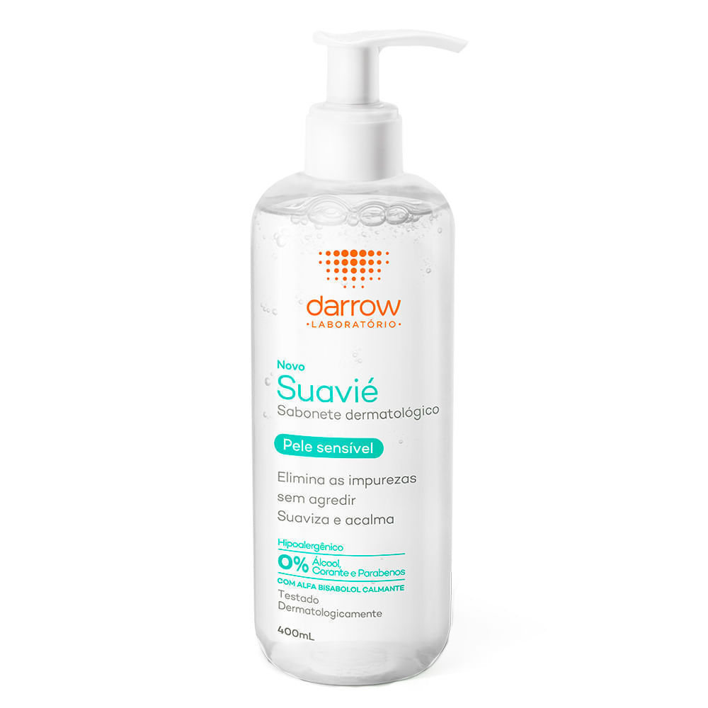 Suavié Sabonete Dermatológico Darrow Pele Sensível 400ml em Oferta na Shopee