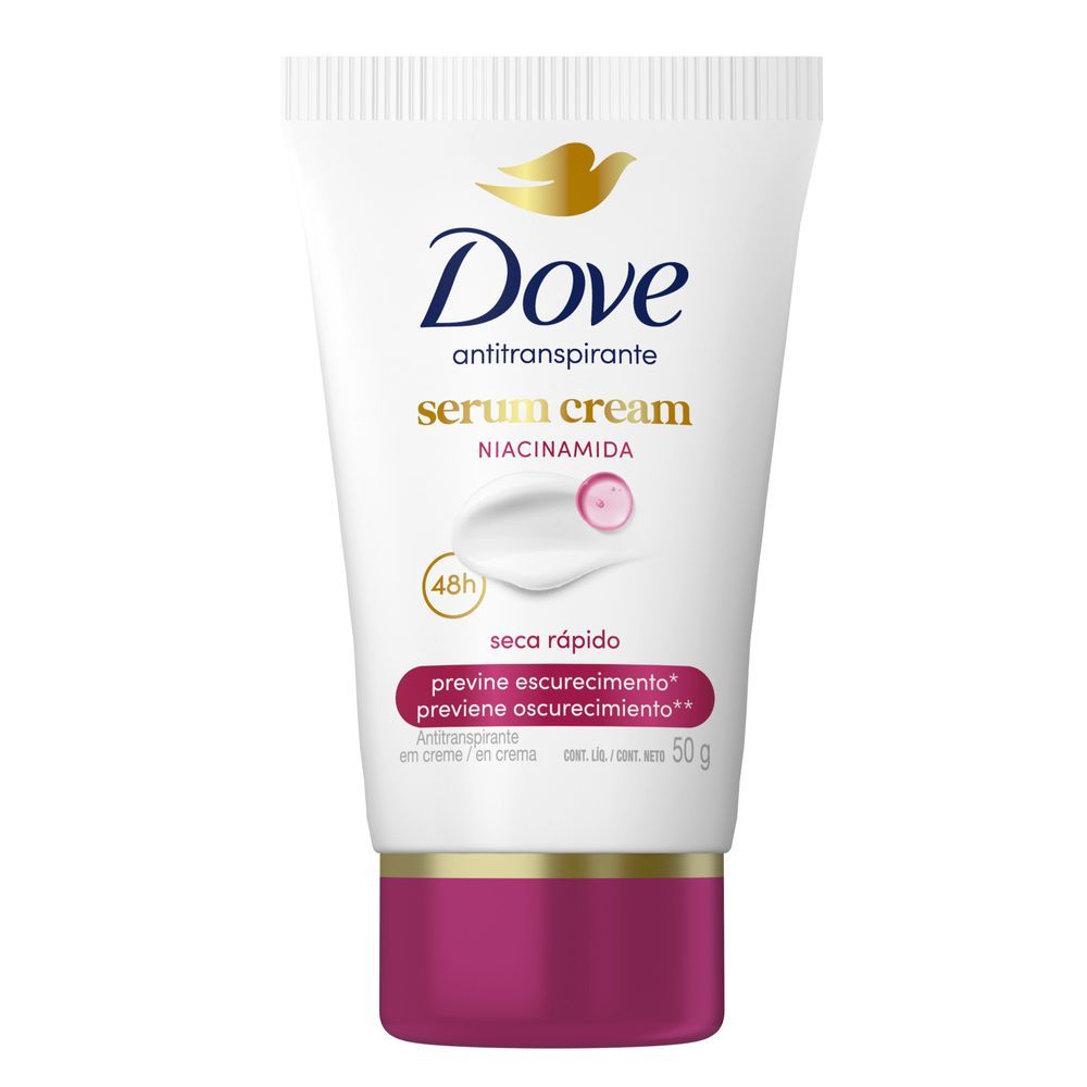 Desodorante Creme Dove Sérum Previne Escurecimento Niacinamida 50g