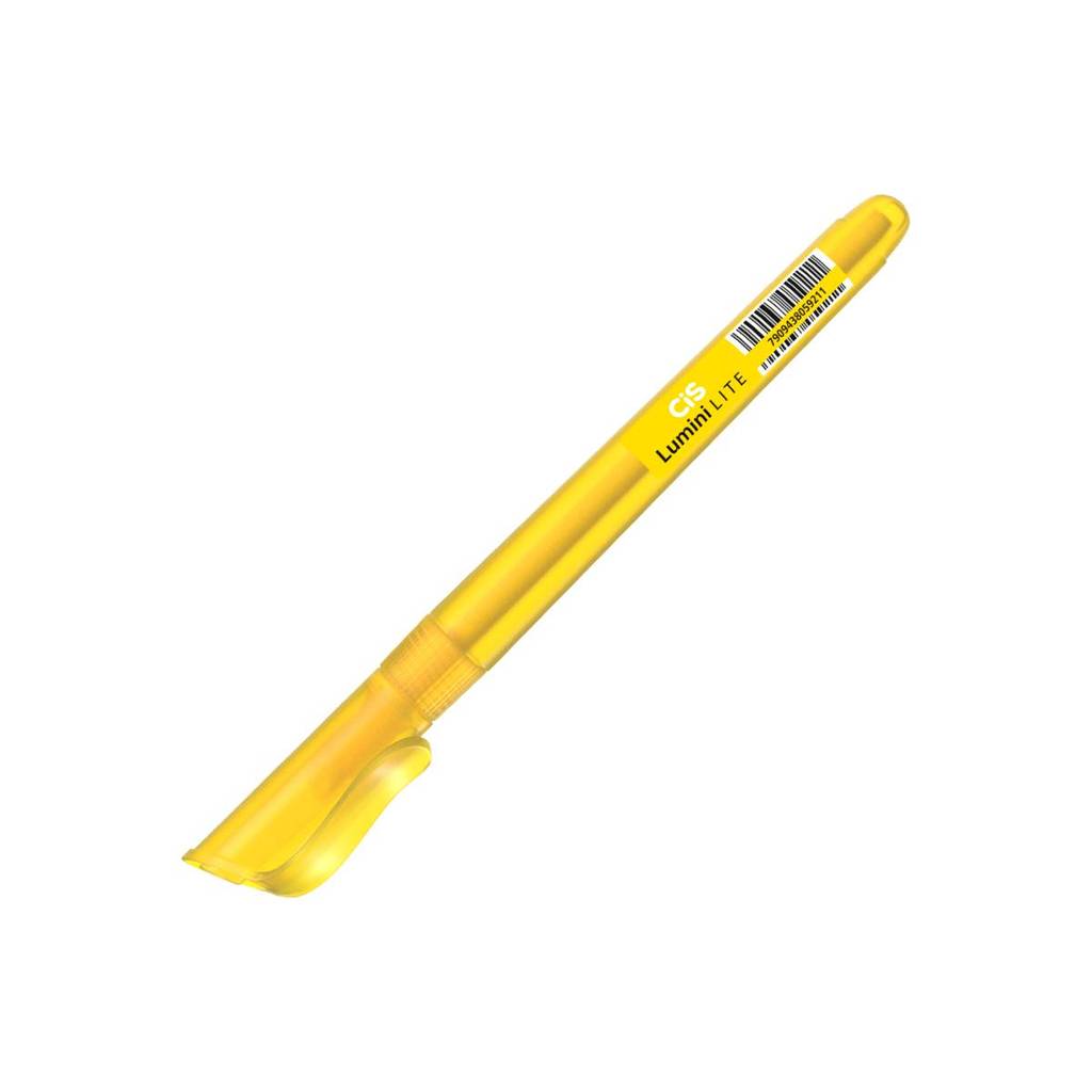 Pincel marca texto Lumini Lite Amarelo Cis em Oferta na Shopee