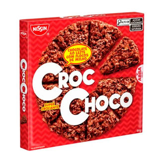Chocolate Croc Choco Nissin ao Leite com Flocos de Milho 44g em Oferta na Shopee