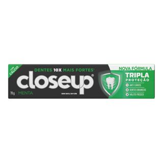 Creme Dental Closeup Triple Menta 70g em Oferta na Shopee