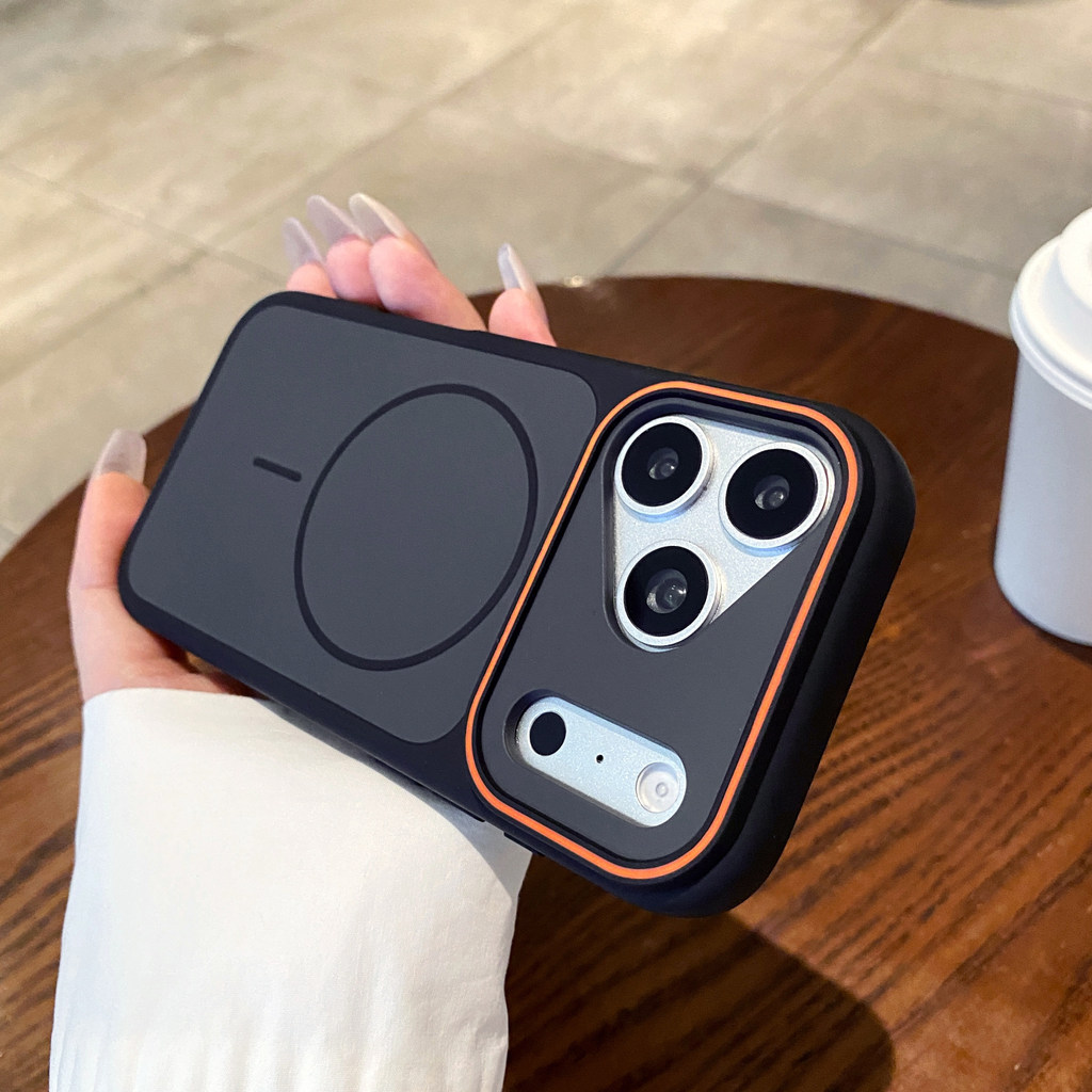 Capa De Telefone Magnética Fosca Ultrafina Para iPhone 11 12 13 14 15 16 17 Pro Max Plus 17Air Dura À Prova De Choque