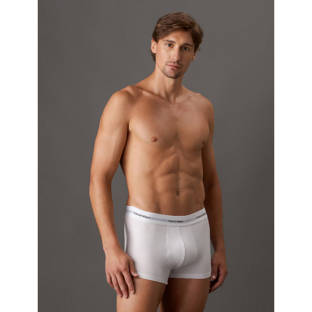 Cueca Trunk Modal Modern Calvin Klein Underwear - Branco em Oferta na Shopee