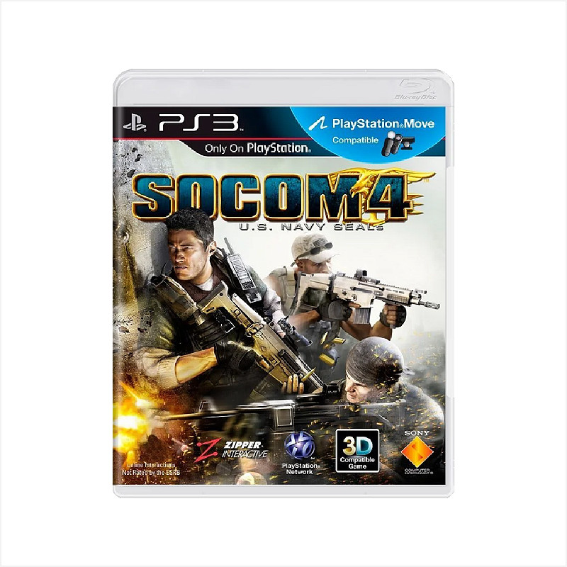 Jogo SOCOM 4 U.S. Navy Seals - PS3 - Usado