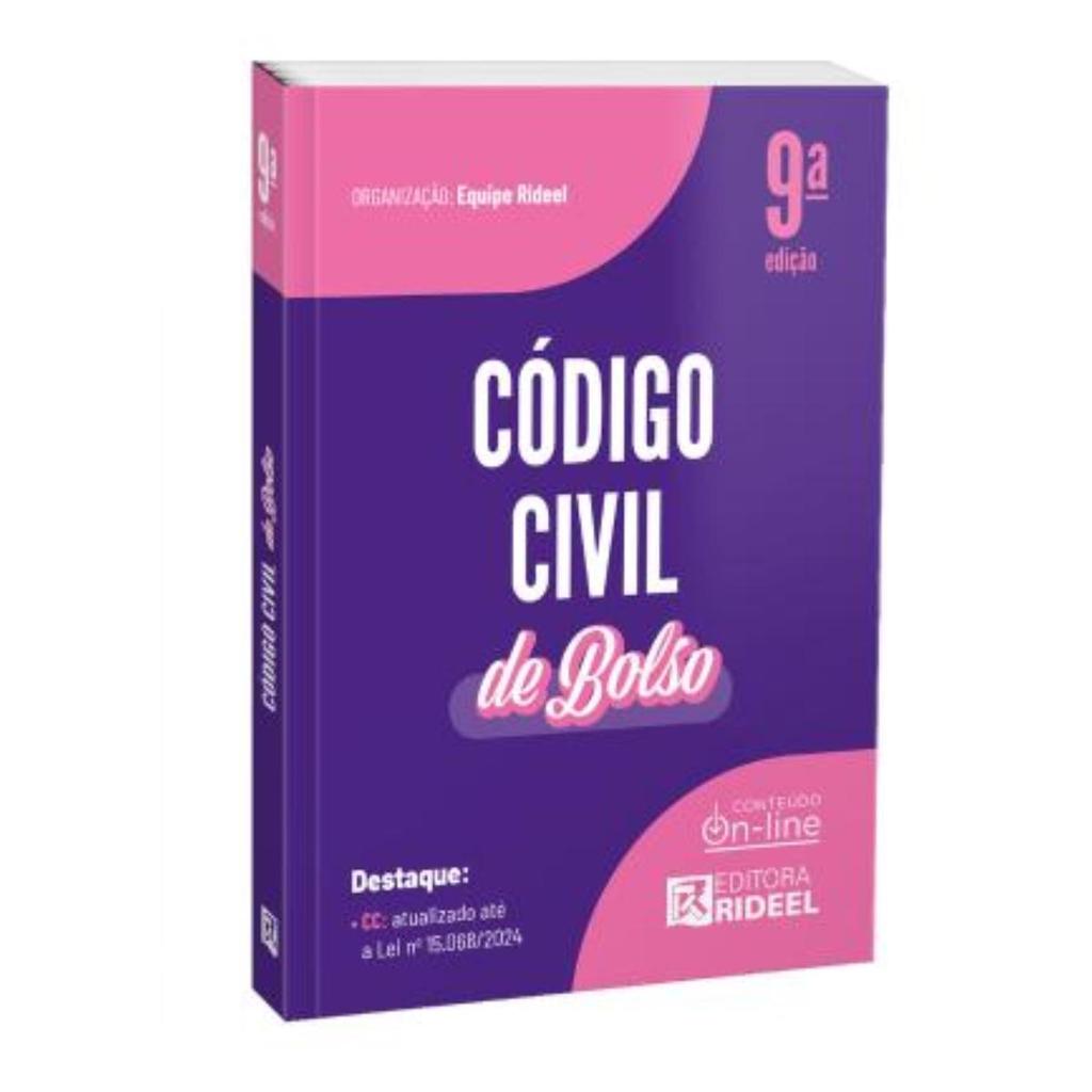 Código Civil - CC de bolso - 2026 Rideel em Oferta na Shopee
