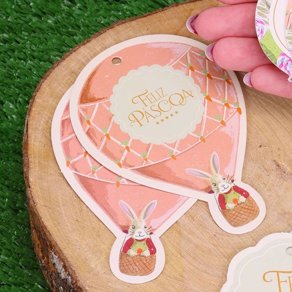 100 TAGS PÁSCOA BALÃO VILA ENCANTADA 5810 ( PASCOA JANGO 2026 )