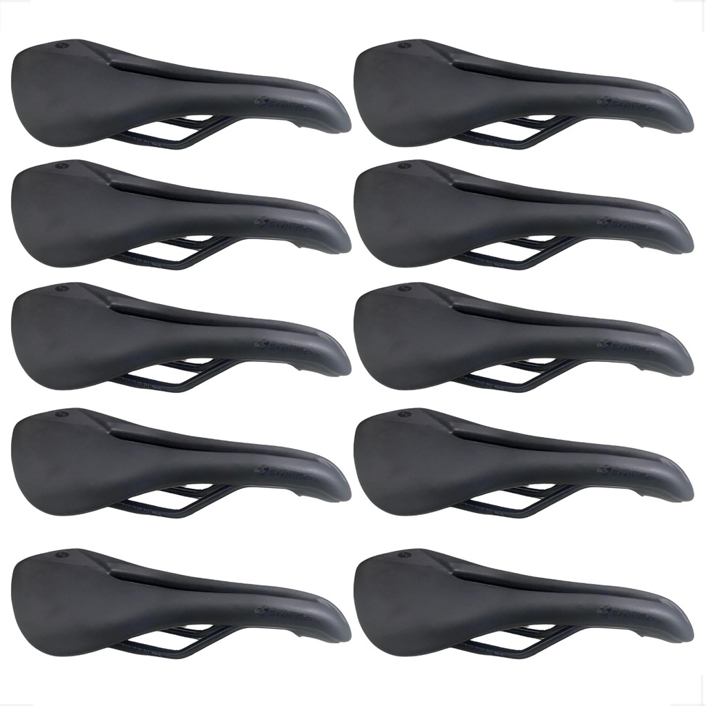10 UNIDADES Selim Banco Bike Mtb Speed Shiver Style Absolute Prime Racer 245 x 156mm ATACADO REVENDA