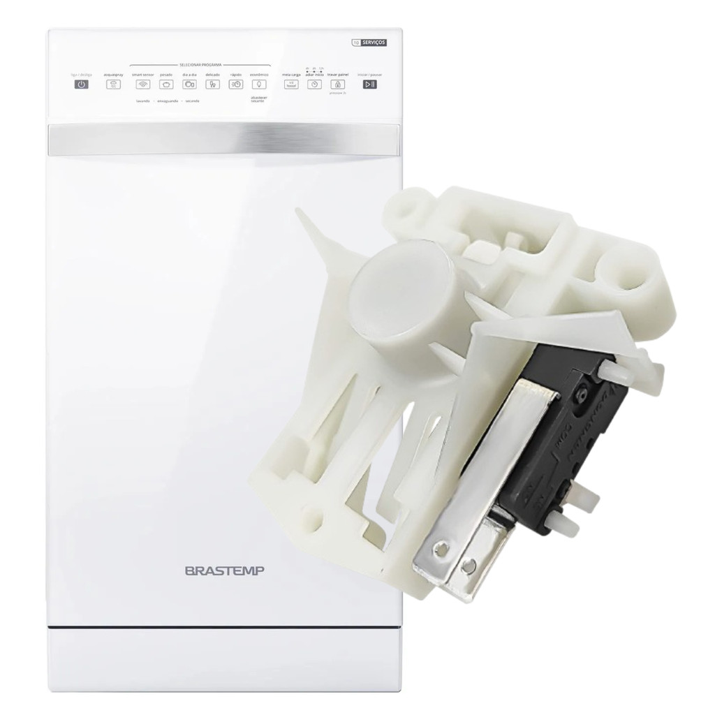 Trava Porta Lava Louças Brastemp 10 Serviços Blf10a Original