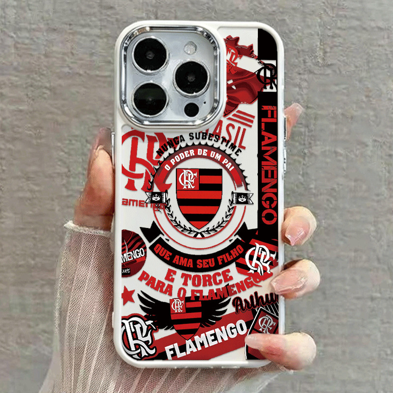 Capinha Capa Para IPHONE XR XS MAX 11 12 13 14 15 16 17 PRO MAX 16 PLUS Flamengo