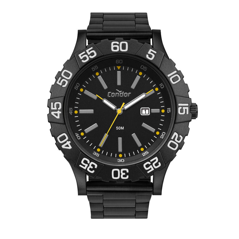 Relógio Condor Masculino Speed Preto - COPC32FO/7P