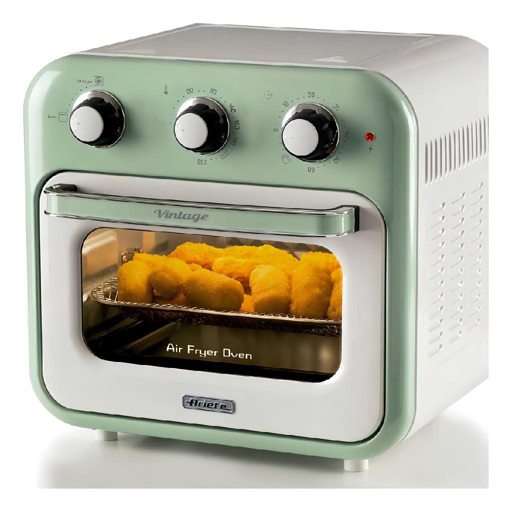 Fritadeira Airfryer Oven Ariete Vintage Verde 16l 1200w 127v Verde-claro
