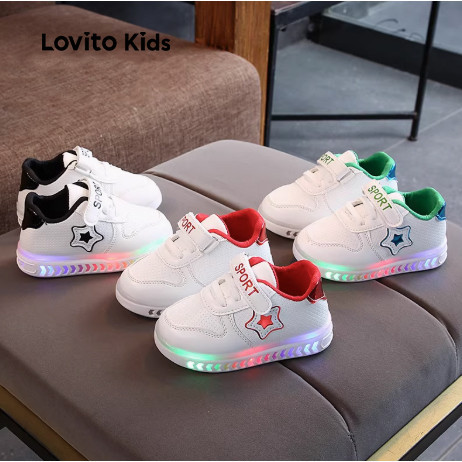 Lovito Kids Tênis Casuais Colorblock Tênis para Menino LFA88X406 em Oferta na Shopee