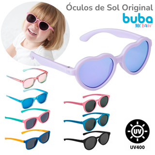 Óculos de Sol Infantil Original Buba Médio para Crianças de 3 a 4 anos com Proteção UV em Oferta na Shopee