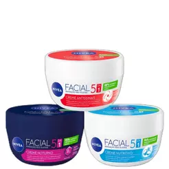 Kit NIVEA Facial Trio (3 Produtos)