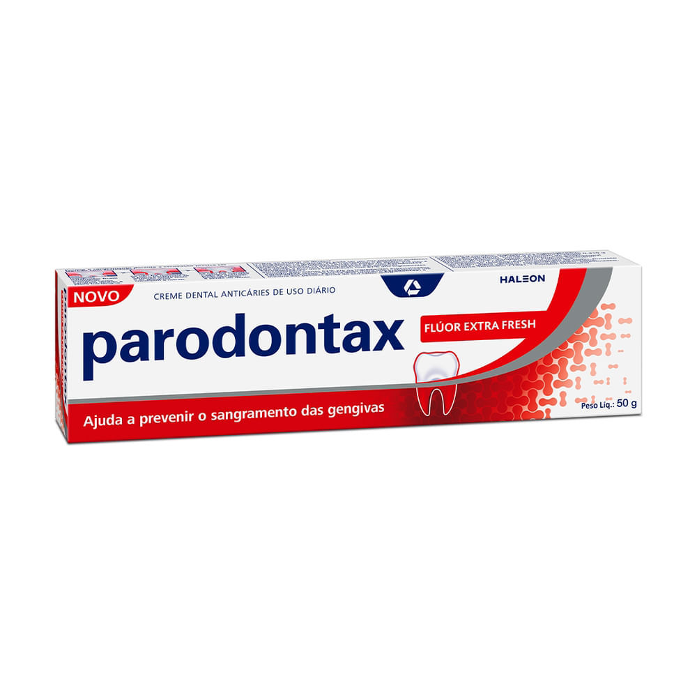 Creme Dental Parodontax Flúor Extra Fresh 50g em Oferta na Shopee