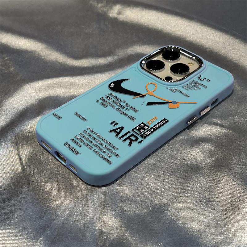 Capinha Capa silicone Anti-impacto Nike para iPhone 11 12 13 14 15 16 17 Pro MAX X XR XS MAX Plus CASE