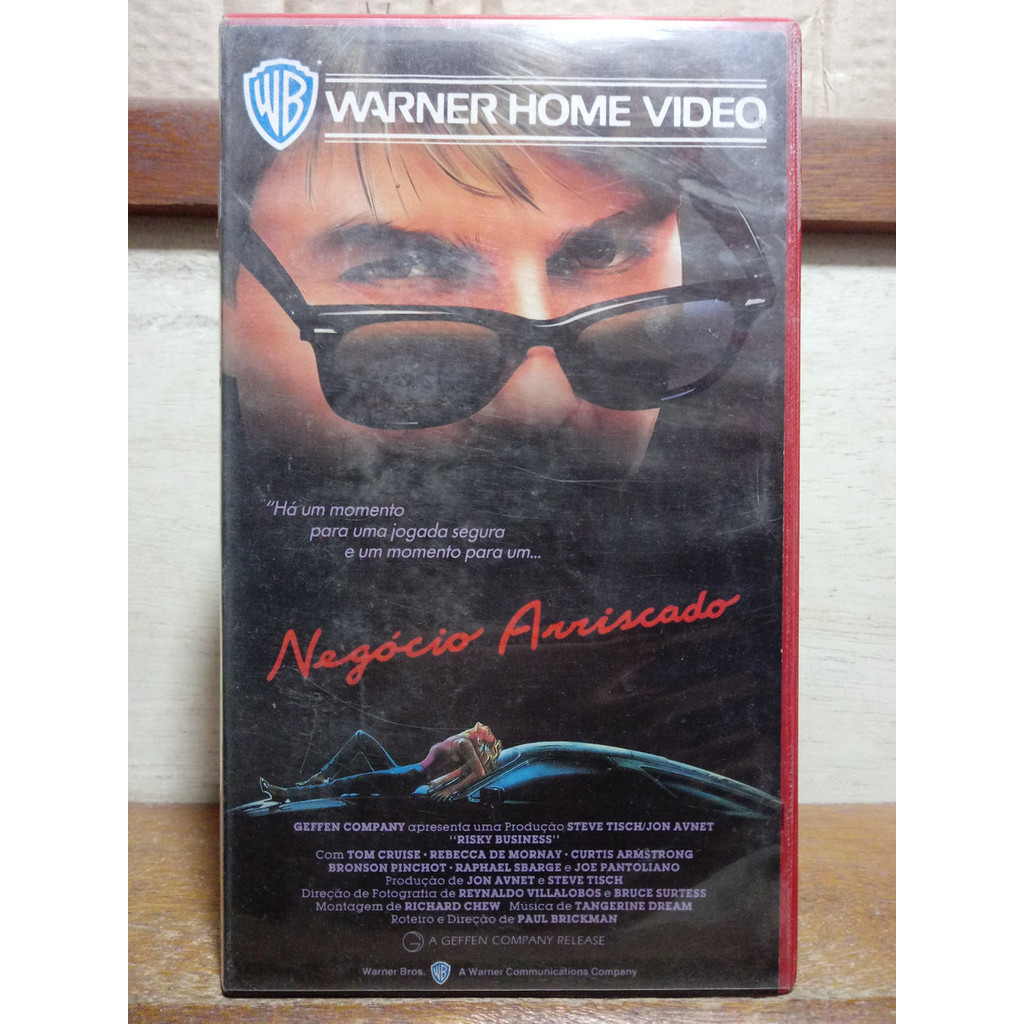 Vhs Negócio Arriscado - Tom Cruise - Rebecca De Mornay