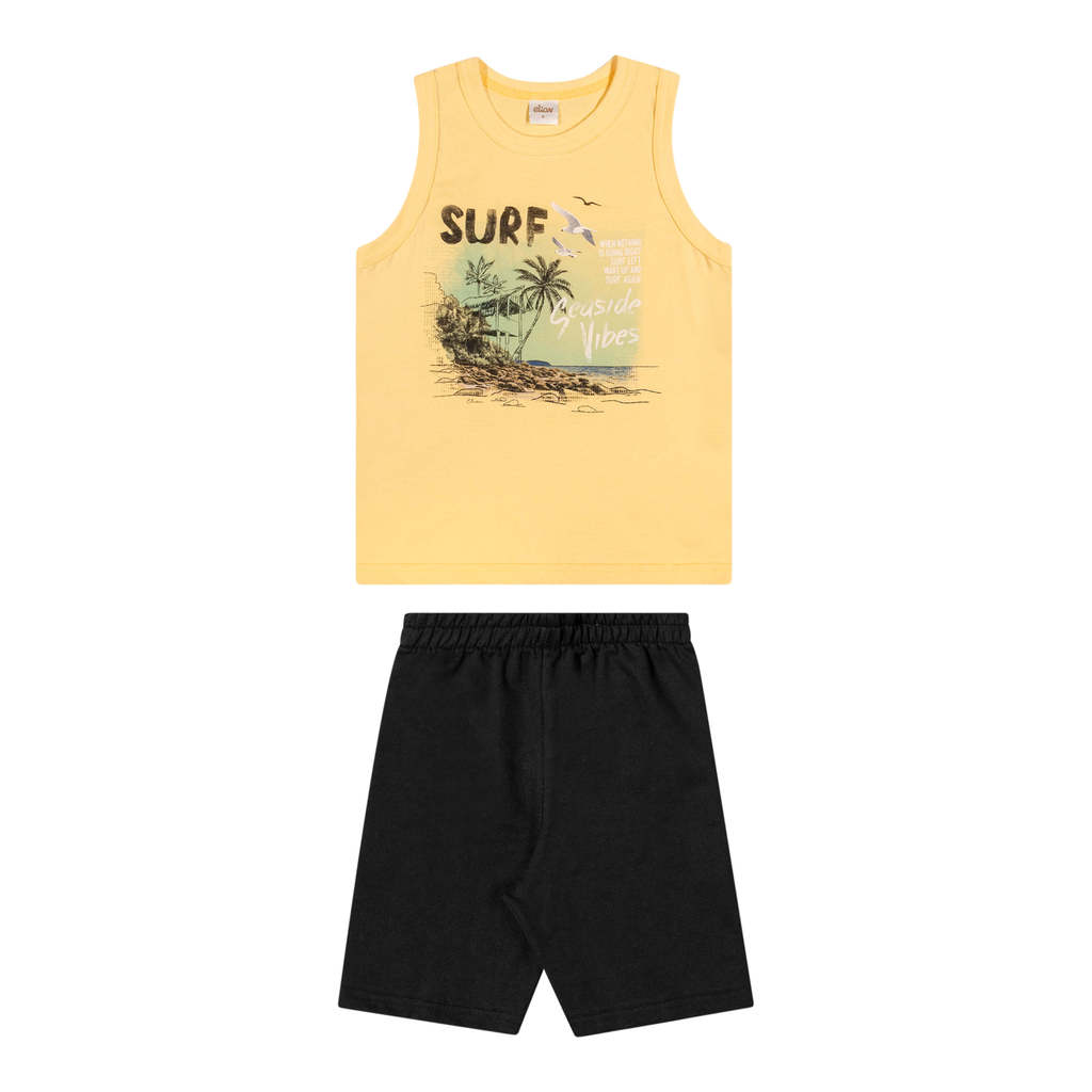 Conjunto Infantil Menino Radical Elian Amarelo