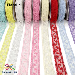 fita rendada florida 3.8cm 25 jardas