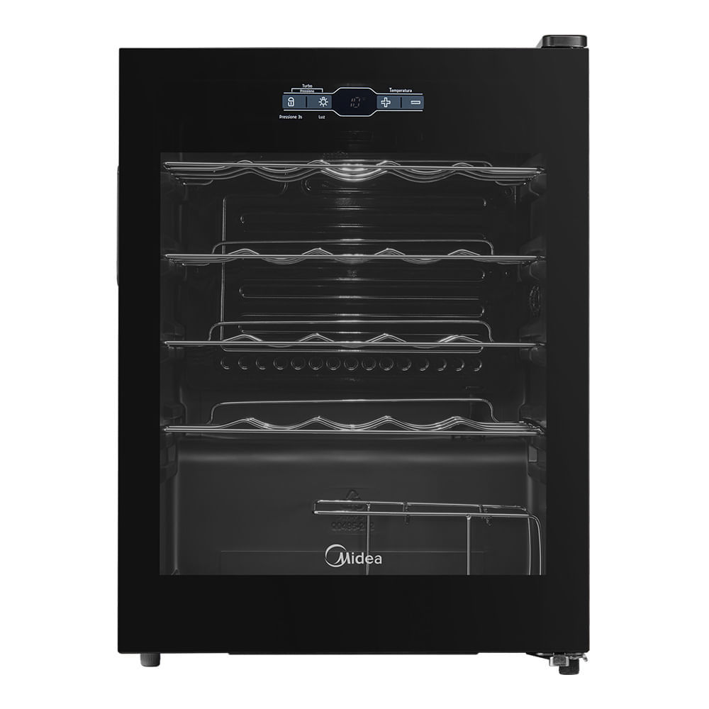 Imagem Adega de Vinho Climatizada 24 Garrafas Inverter Bivolt Midea