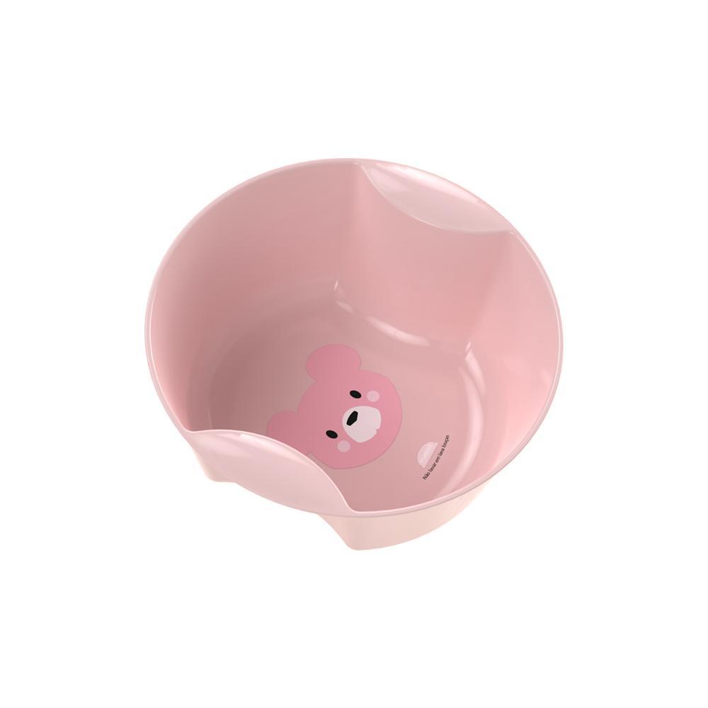 Tigela Bebê Infantil Introdução Alimentar Bear Rosa Plasútil