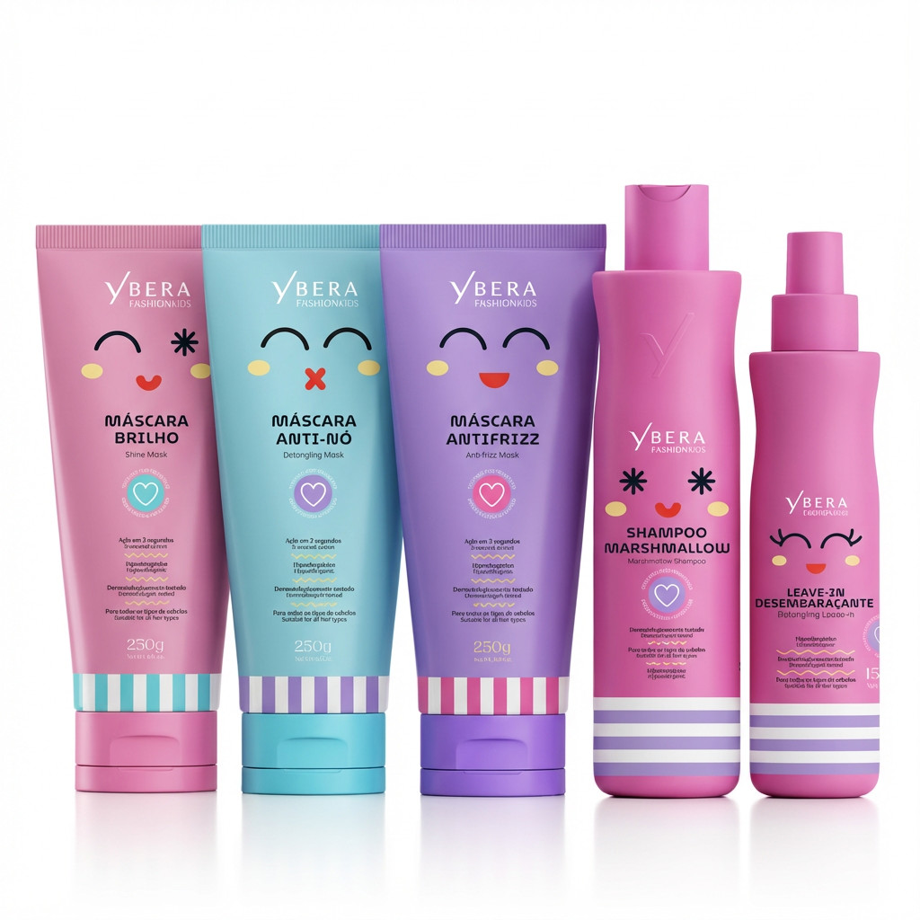 Kit Cronograma Capilar Kids Menina Completo - Fashion Gold