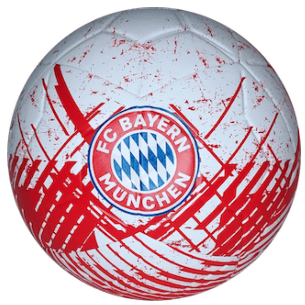 Bola Futebol PVC/PU n.5 Bayern de Munique Vermelha/Branca - Futebol e Magia