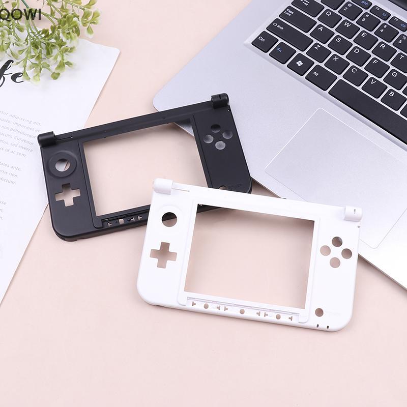 qo 50patável Com 3DS XL LL Peça De Dobradiça De Substituição Inferior Moldura Intermediária Capa De Carcaça Para Console