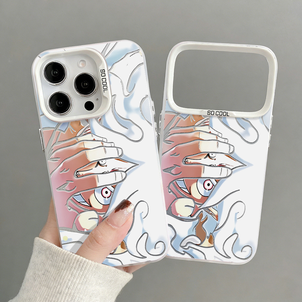 Capa Capinha Para iPhone17 16 15promax plus 12 13 14 11 7+ 8+ XsMax com estampa de personagem animes T00632