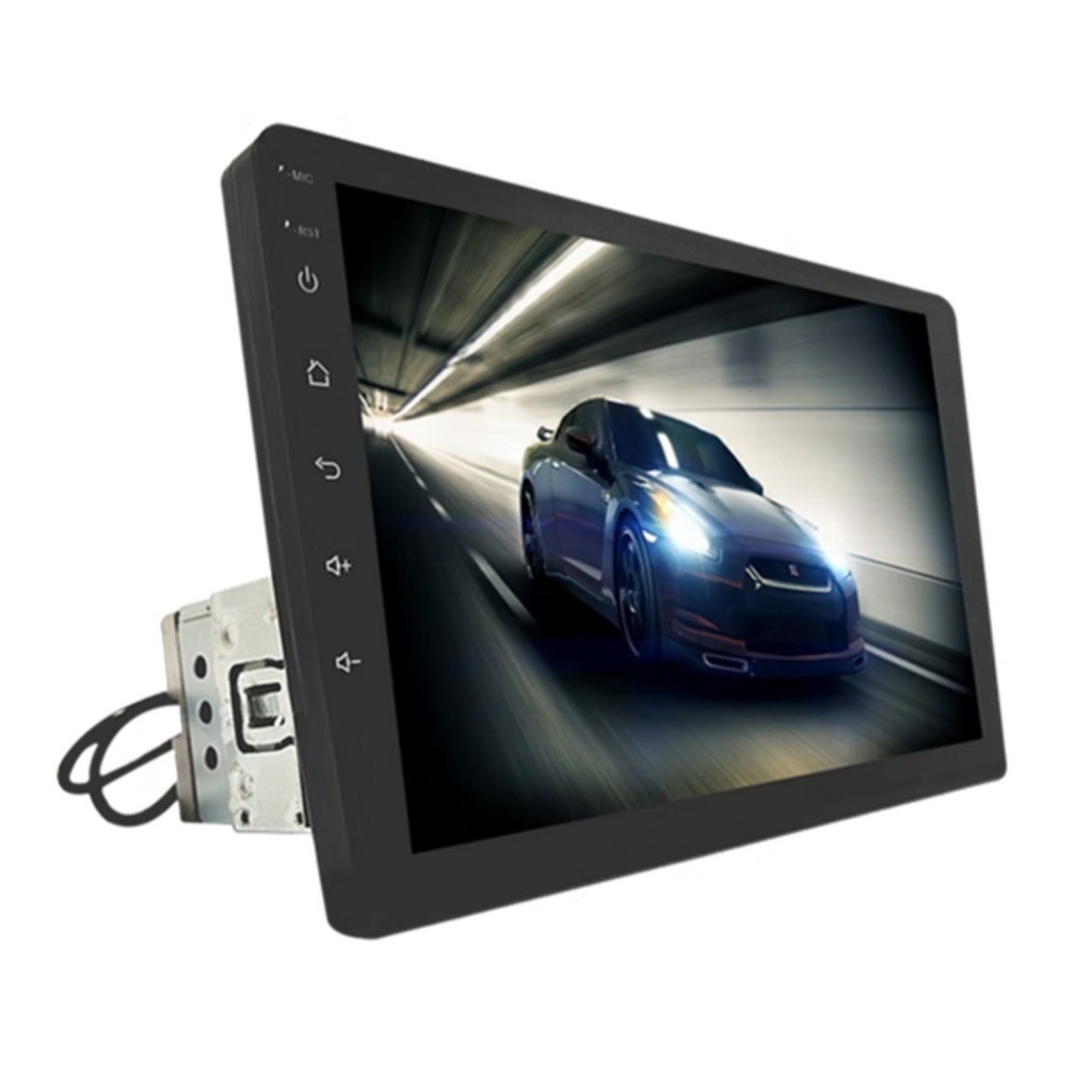 Multimídia 1Din HTech Bluetooth Tela 9 Polegadas e Entrada Para Câmera de Ré