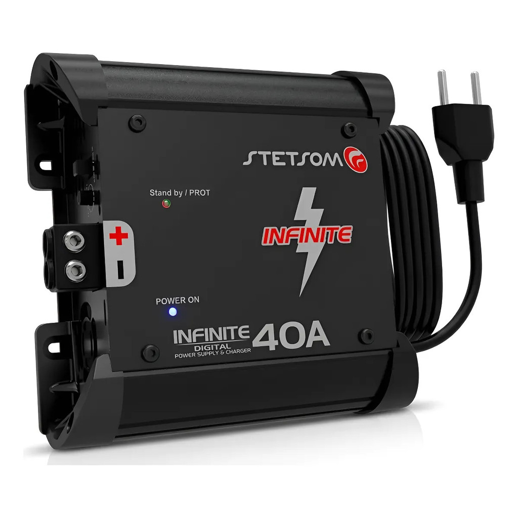 Fonte Automotiva Stetsom Infinite 40a Bivolt Carregador 12v