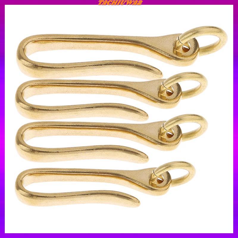[Tachiuwa2] 3 Tamanhos Diferentes Chaveiro De Latão Sólido Cinto Carteira Corrente Fob Clipe