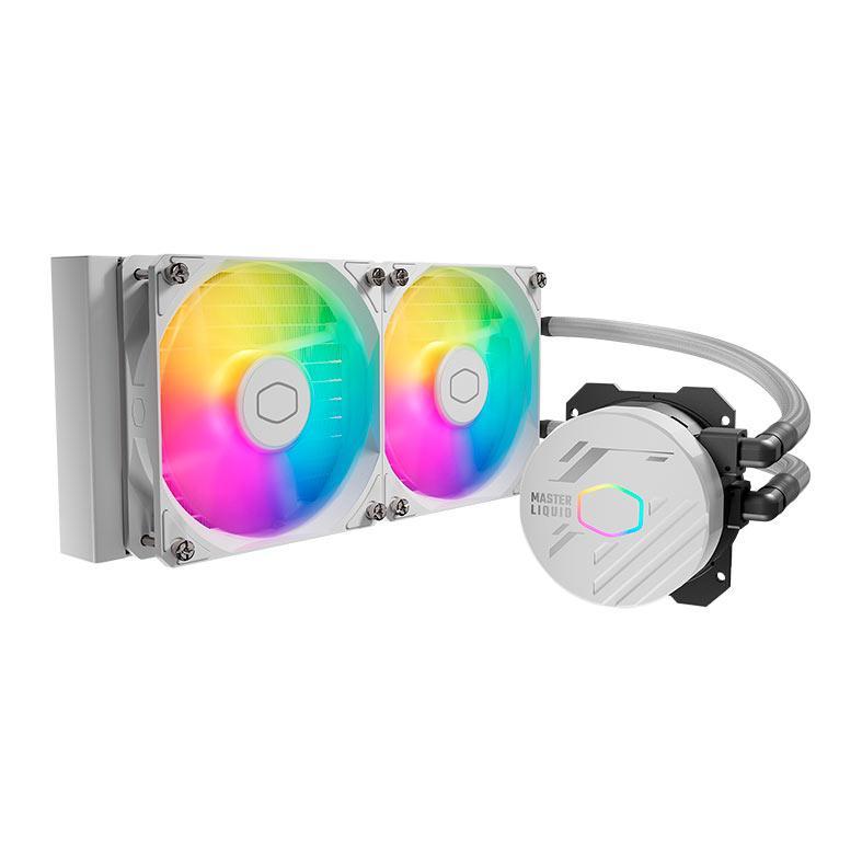 Water Cooler Cooler Master MasterLiquid 240L Core, ARGB, 240mm, Branco, MLW-D24M-A18PZ-RW