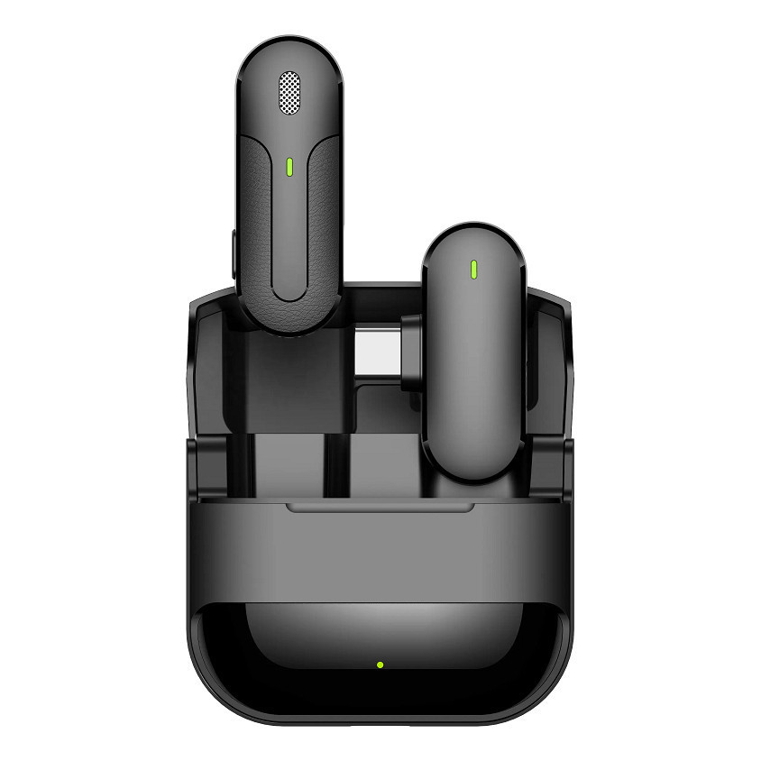 Microfone de Lapela Sem Fio K81 USB Tipo-C para Celular Android