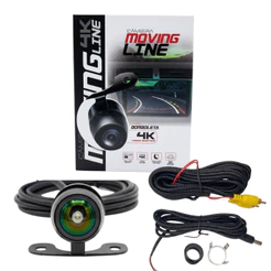 Câmera De Ré Borboleta 4k Moving Line Suspenso Ou Embutida
