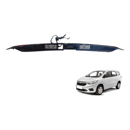 Friso Tampa Mala Com Luz Placa Gm  Spin  2018 A 2021 Azul Azul
