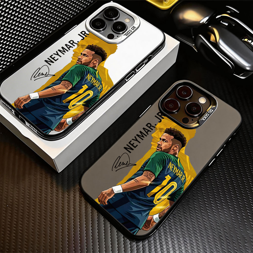 Capinha Neymar Jr Luxo Anti Impacto Futebol Para iPhone 17 16 15 14 13 12 11 Xr Xs Pro Pro Max PLUS AIR CY em Oferta na Shopee