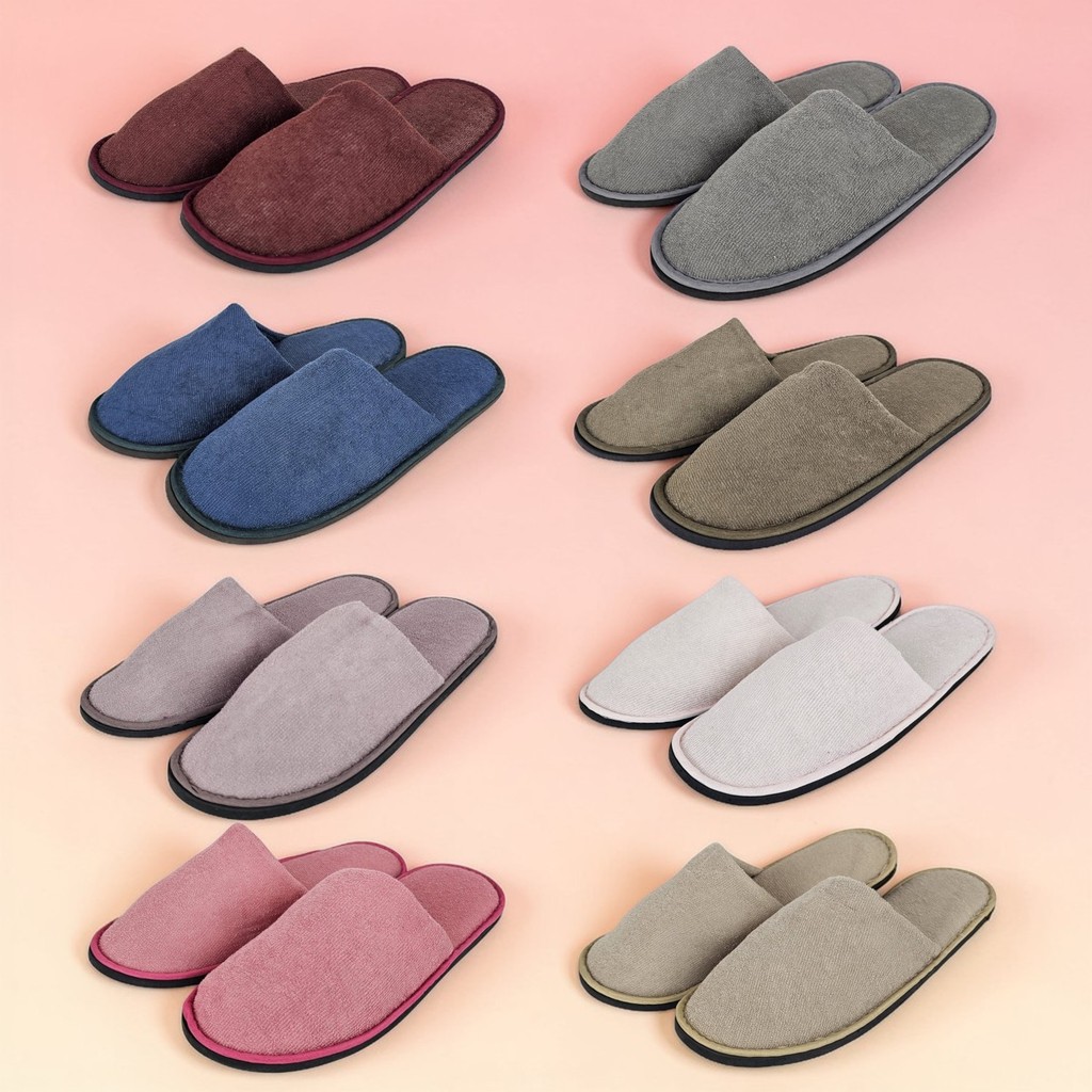 Pantufa Adulta Unissex Chinelo Forrada Color Macia Slim em Oferta na Shopee