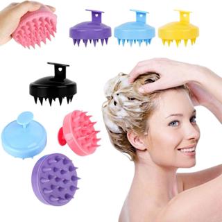 5 Escovas Massageadoras Couro Cabeludo De Silicone Auxilia No Crescimento Lavar Cabelo Capilar Espuma em Oferta na Shopee