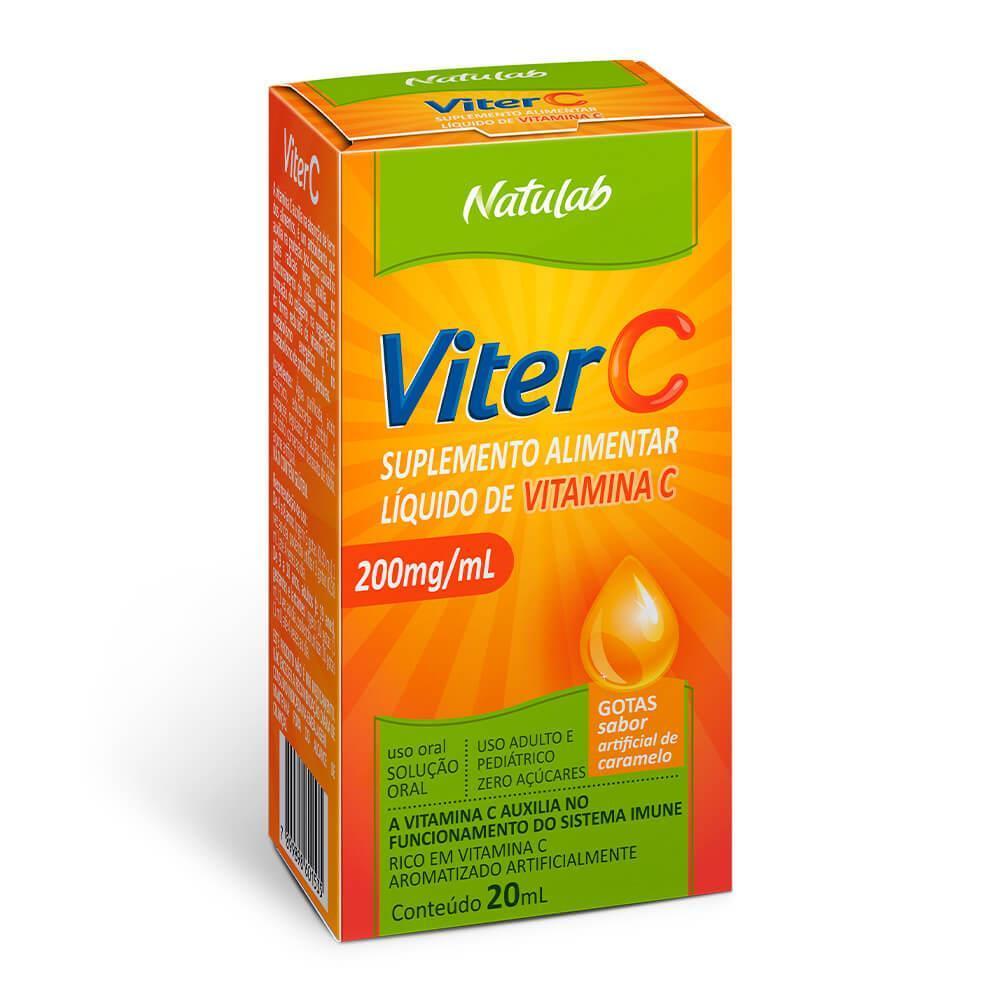 Vitamina C Gotas Viter C 200mg/ml 20ml Adulto